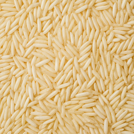 The Science — aged basmati rice macro